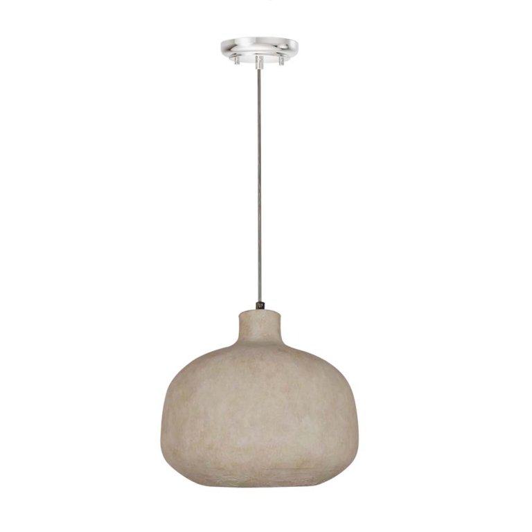  Alabaster concrete pendant light