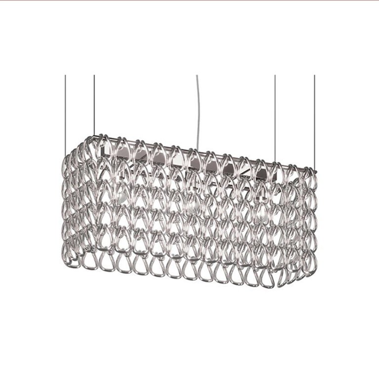  Minigiogali RE2 Linear Suspension by Angelo Mangiarotti for Vistosi