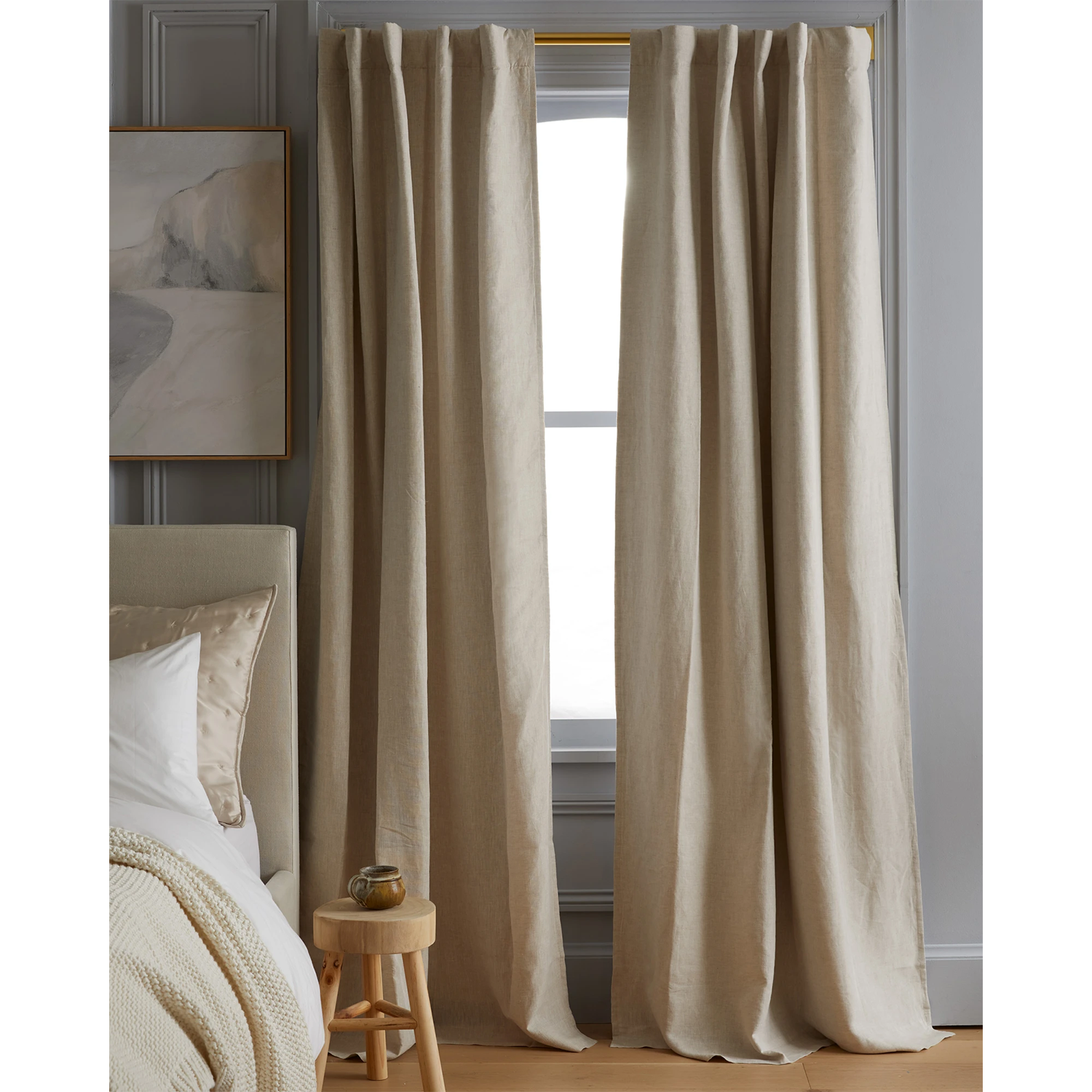 Quince Just Dropped Affordable Linen Blackout Curtains | domino