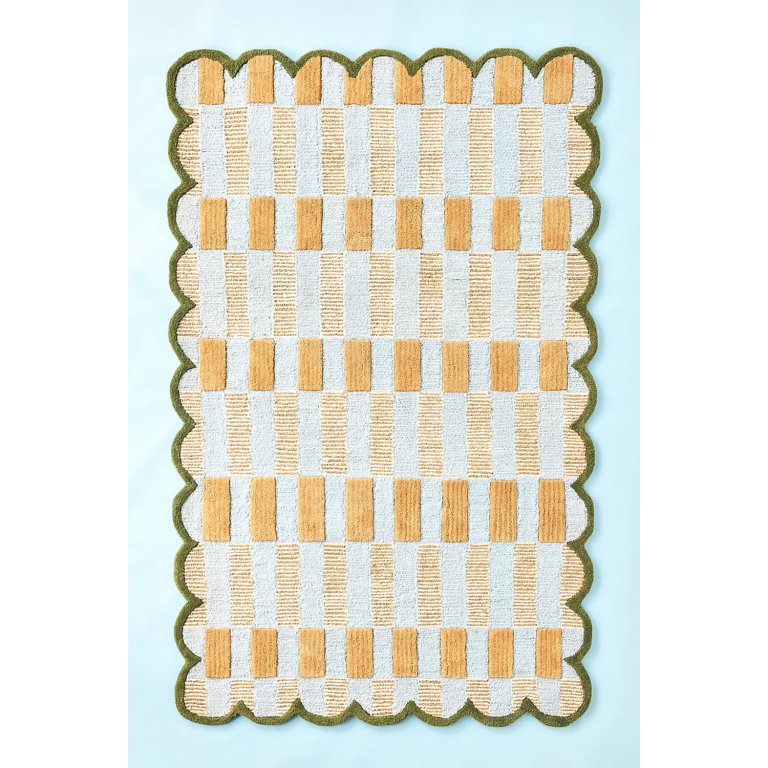  Matilda Goad & Co. Tufted Plaid Rug