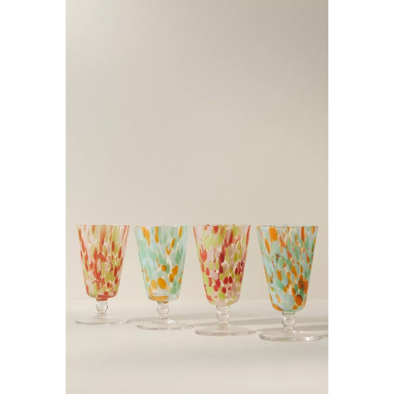  Float Wine Glasses, Set of 4