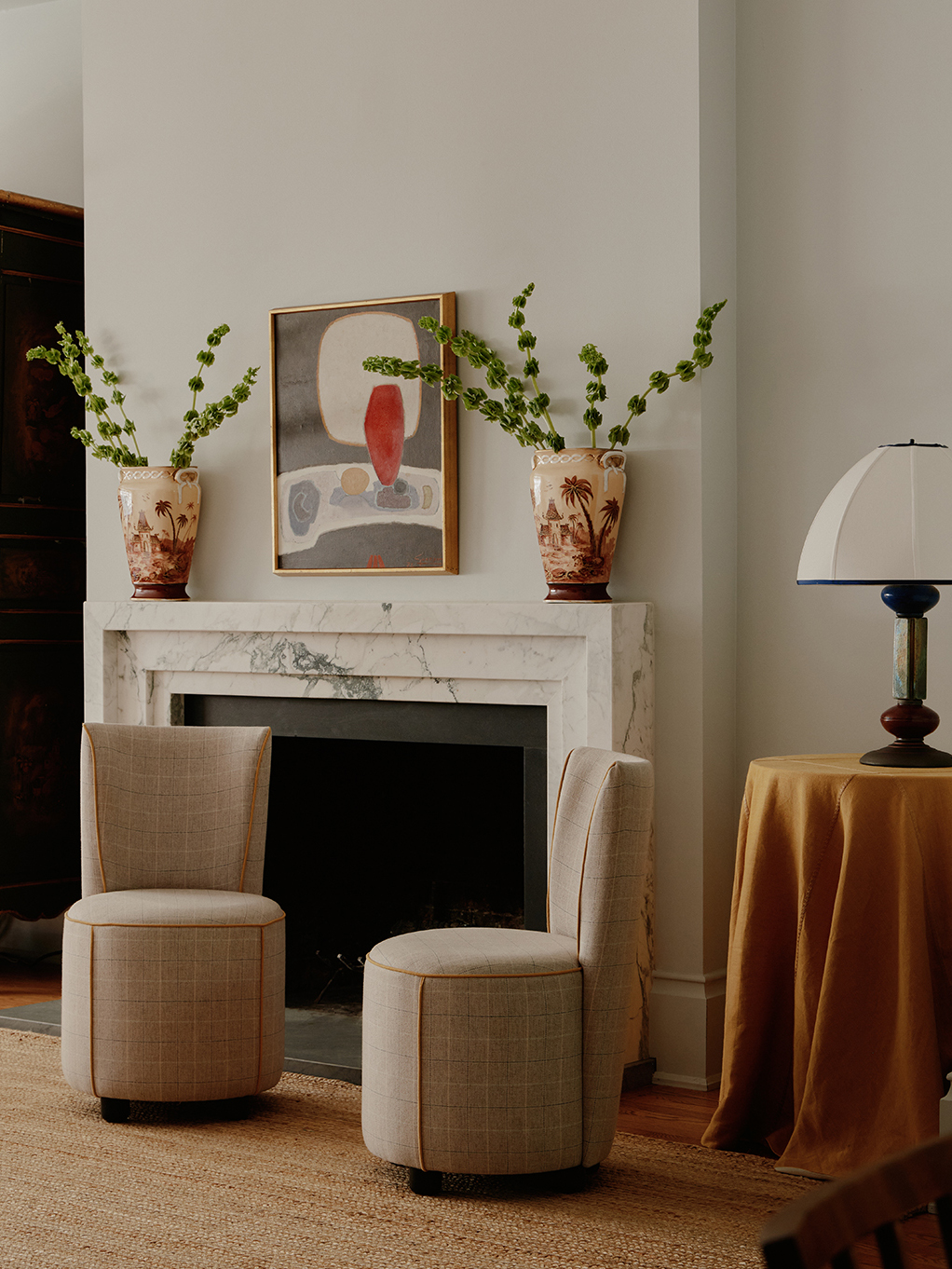 small chairs in living room