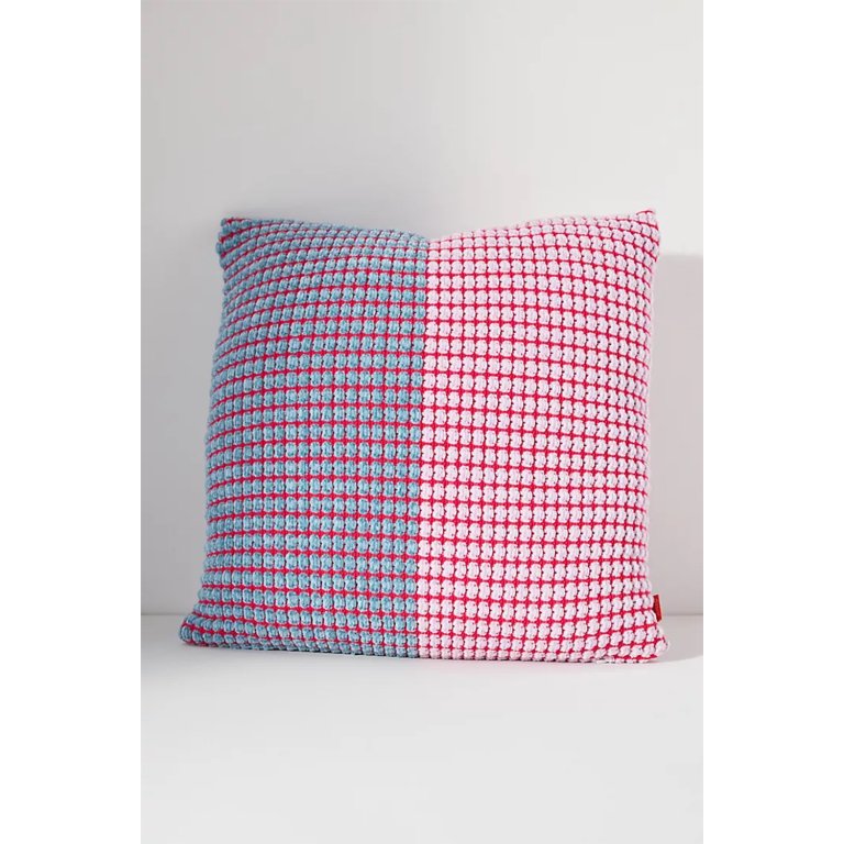  Verloop Grid Colorblock Pillow Cover