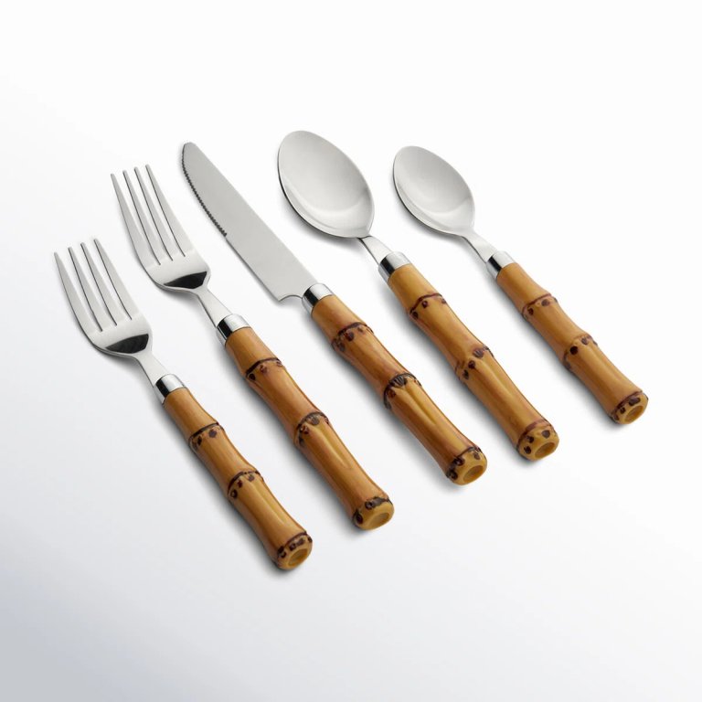  bamboo flatware