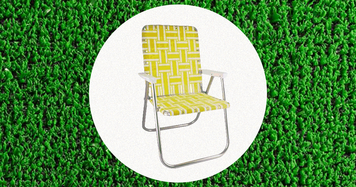 A $70 Amazon Lawn Chair That's Kitschy (In a Good Way) | domino