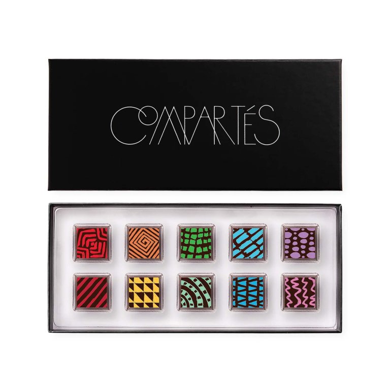 Box of chocolate truffles