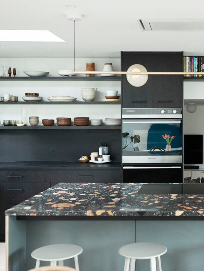 Inform Kitchen This Designer Stashed a Slab of Terrazzo for Years, Until It Inspired a ...
