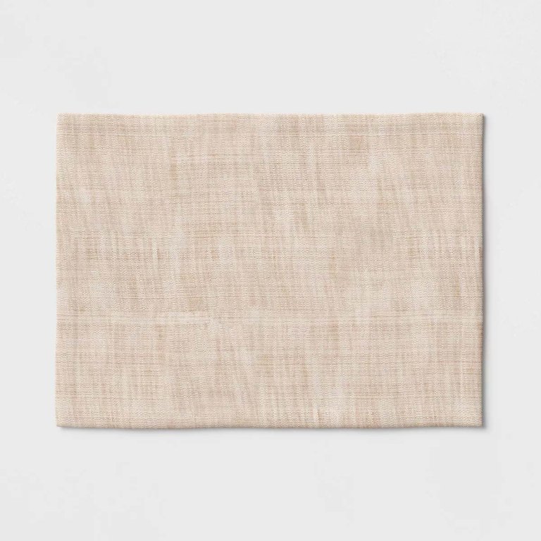  Neutral woven placemat