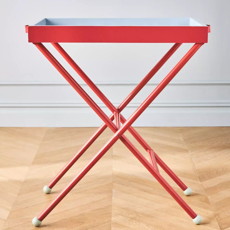  Matilda Goad & Co. Red Bar Cart