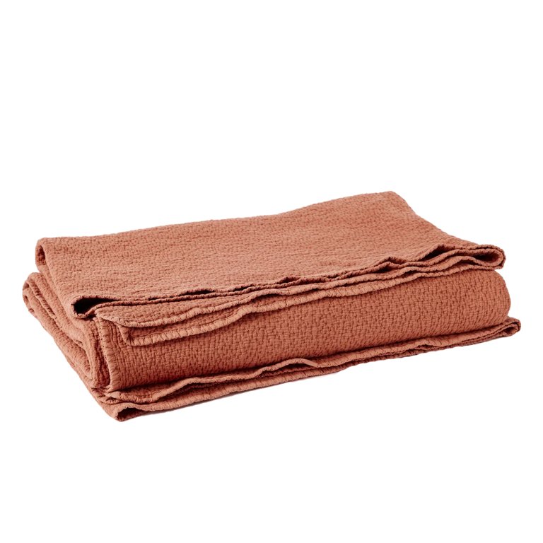  Cascade Organic Matelasse Blanket