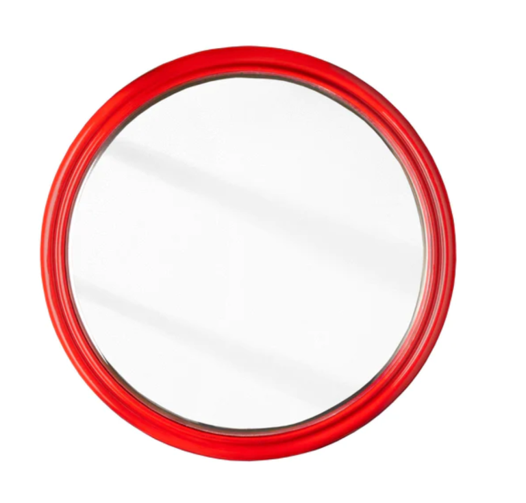  red circle mirror