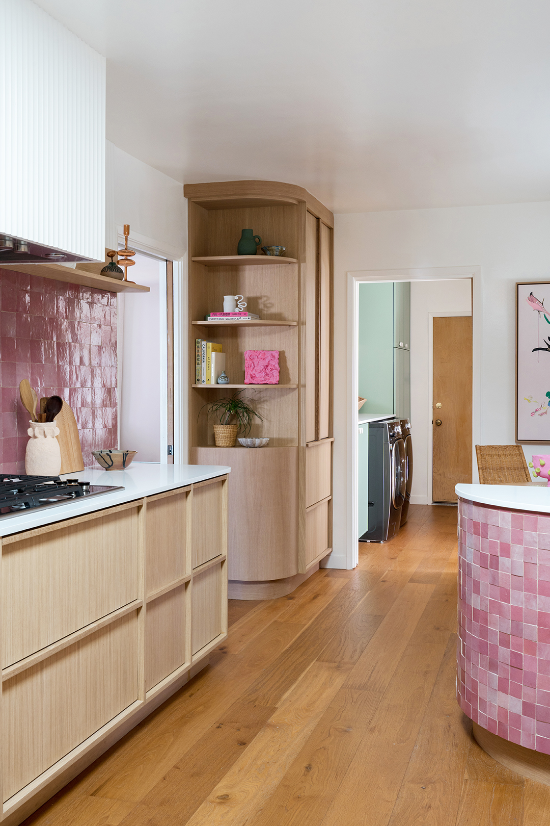 This L.A. Home Uses the Same Pink and Green Color Combo in 7 Rooms