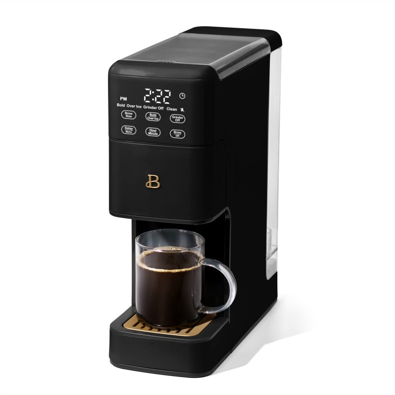  Perfect Grind™ Programmable Single Serve Coffee Maker in Black