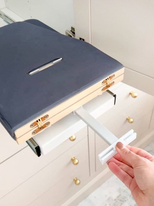 Retractable Board This $85 Retractable Ironing Board Can Fit in Your Closet