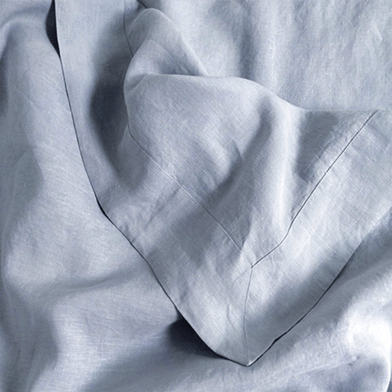blue tablecloth