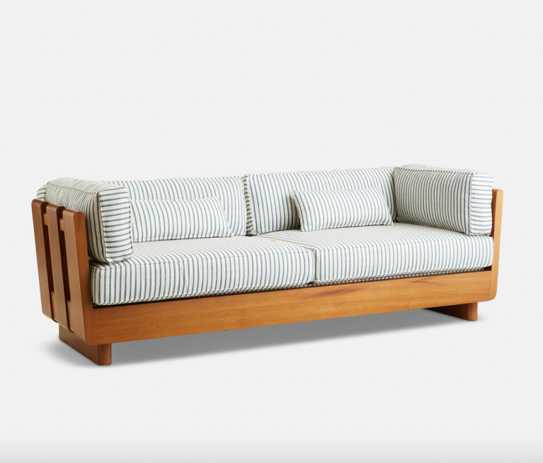  striped sofa