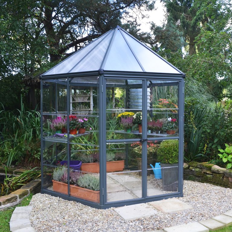  hexagon green house