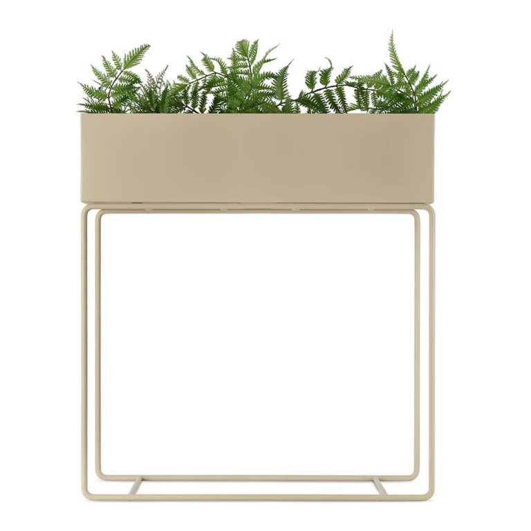  beige plant box