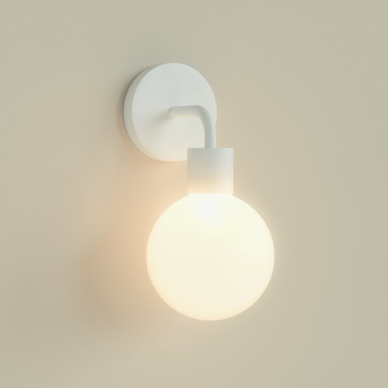  white sconce