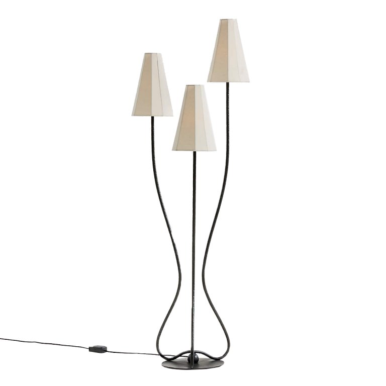  three armed floor lamp