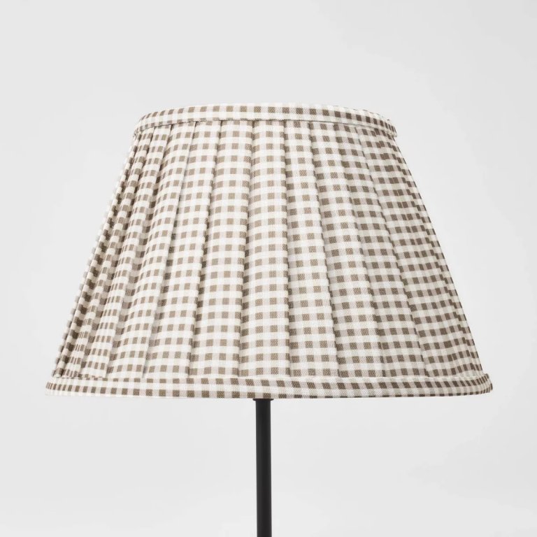  gingham lamp shade