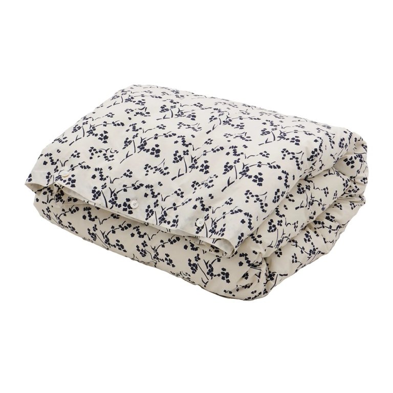  white and black floral duvet cover