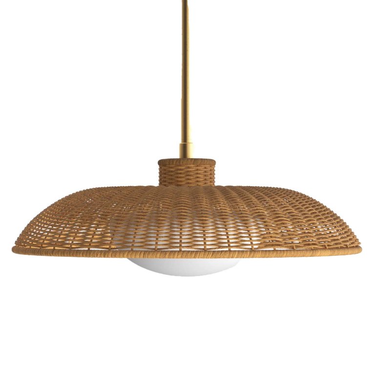  Pendant wicker light