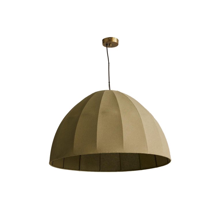  dome fabric pendant