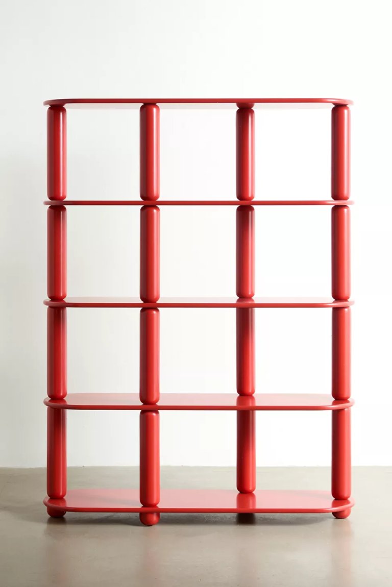  red bookshelf