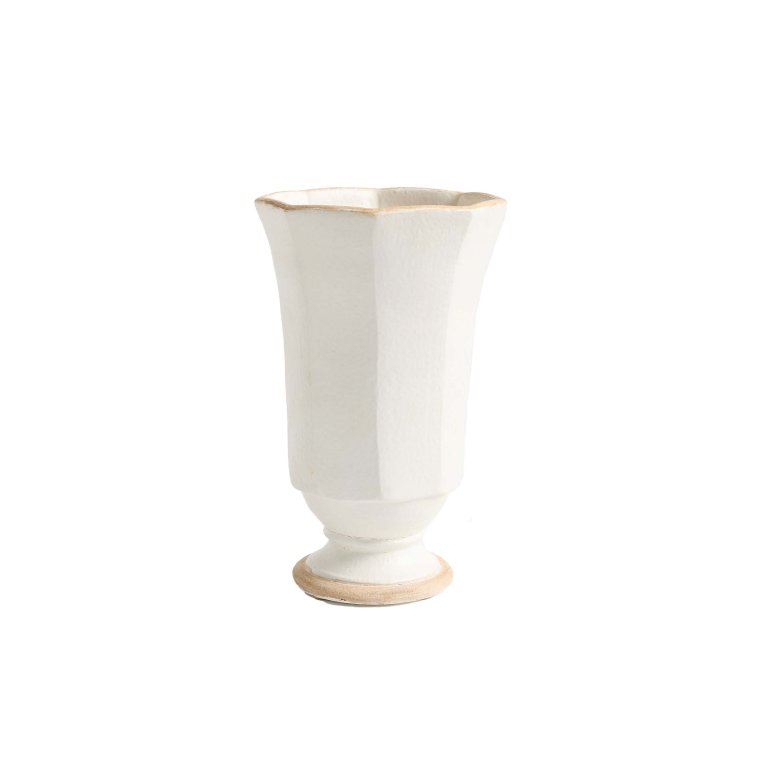  White ceramic vase