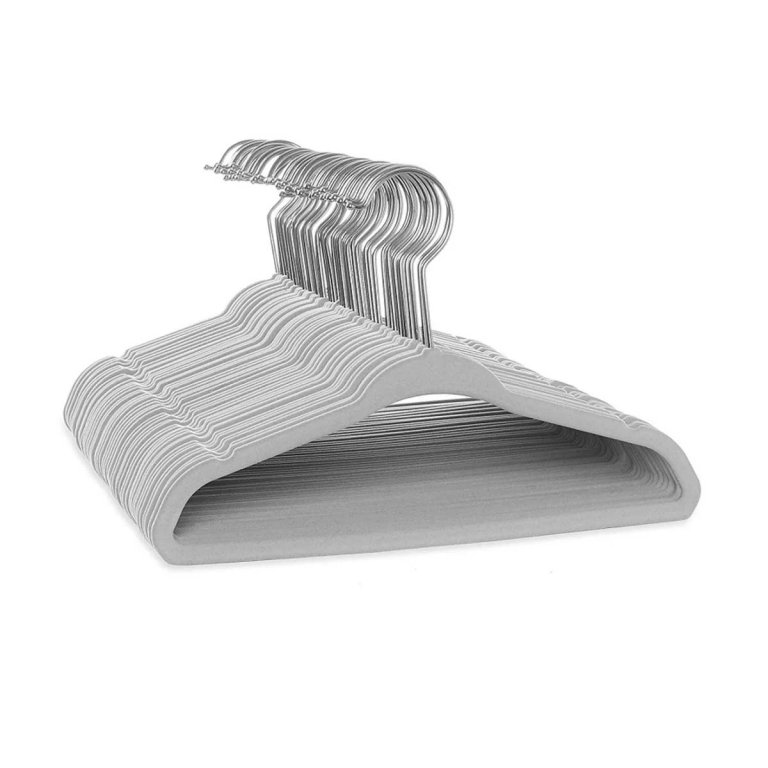  Gray velvet kids hangers pack