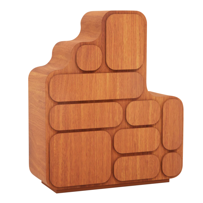  amorphous wood dresser