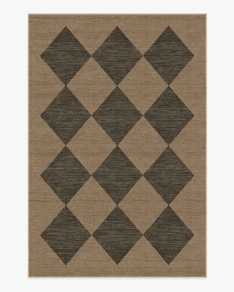  harlequin patterned rug