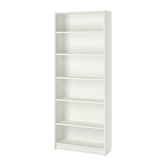 white bookcase