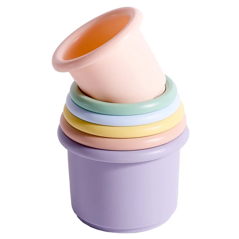  pastel stacking cups