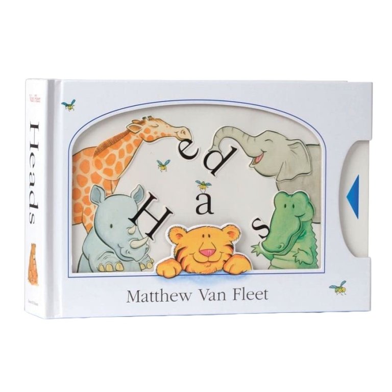  interactive kids' book about animal heads