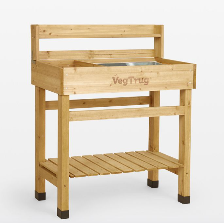  wood potting bench