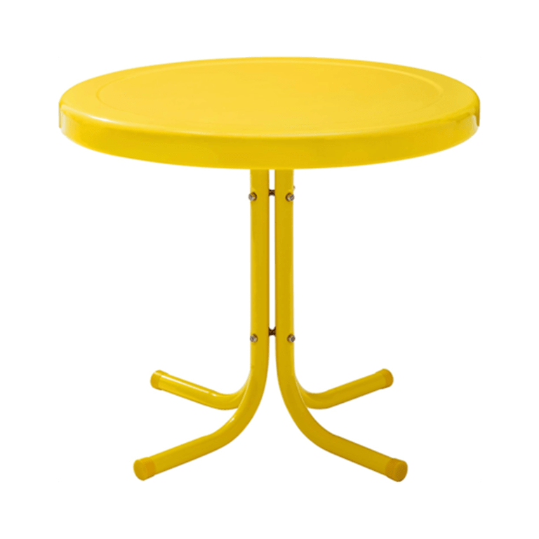 yellow side table