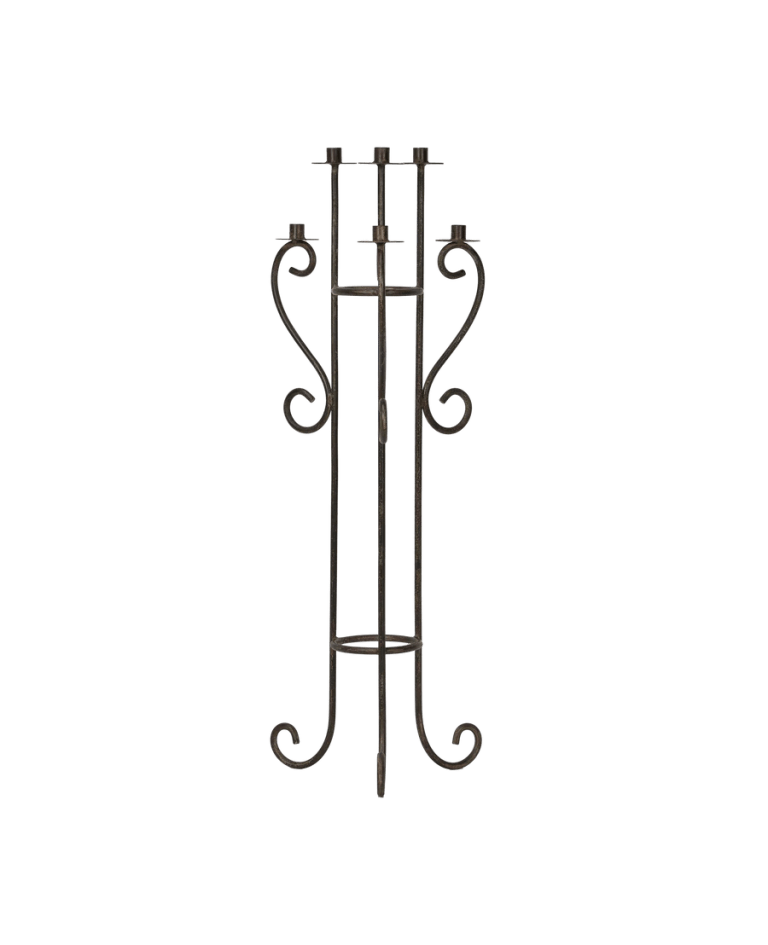  iron candelabra