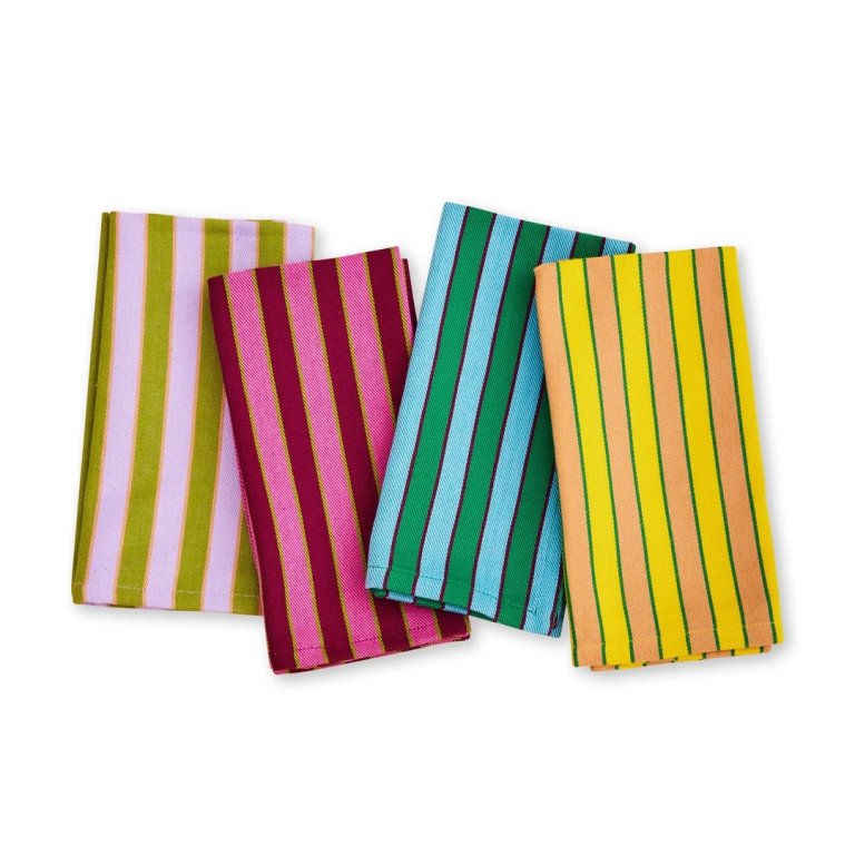  striped table napkins