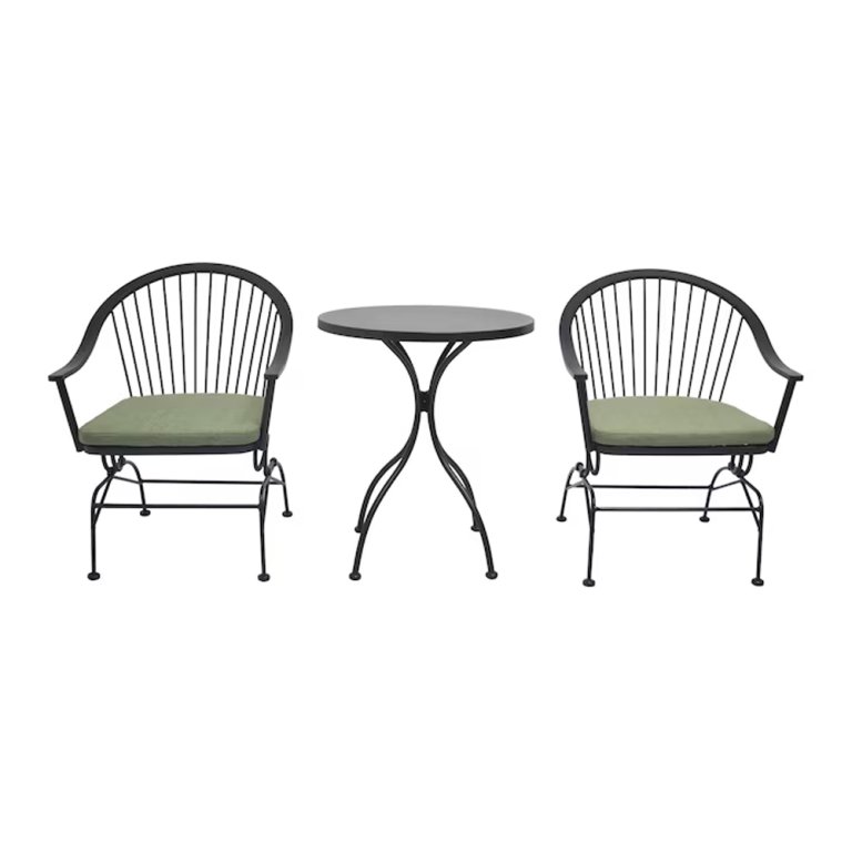  Product image of iron 3-piece patio set.