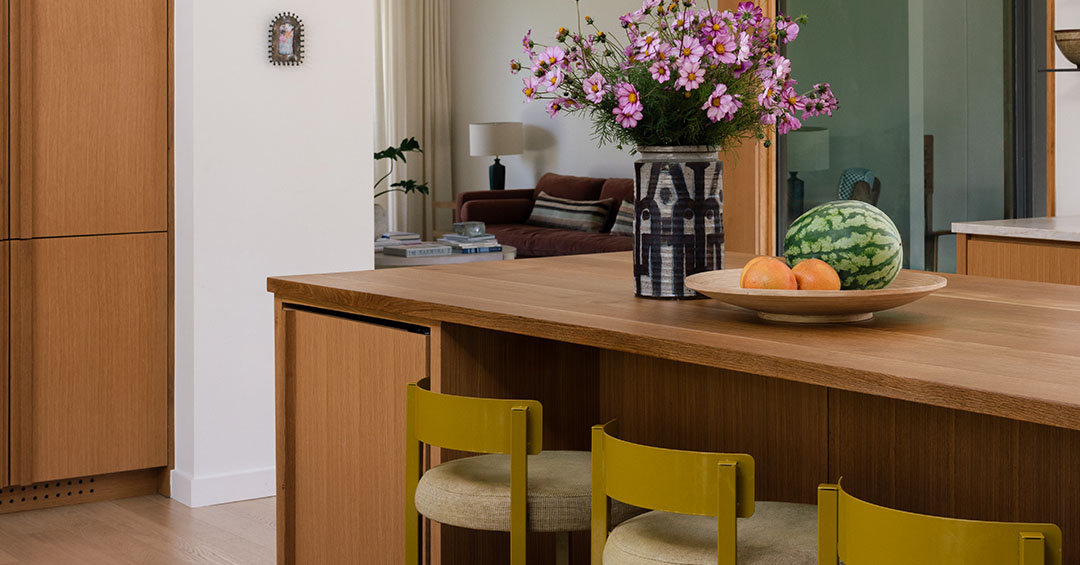 Tour a Mid-Century Austin Home with a Groovy Yellow Mudroom