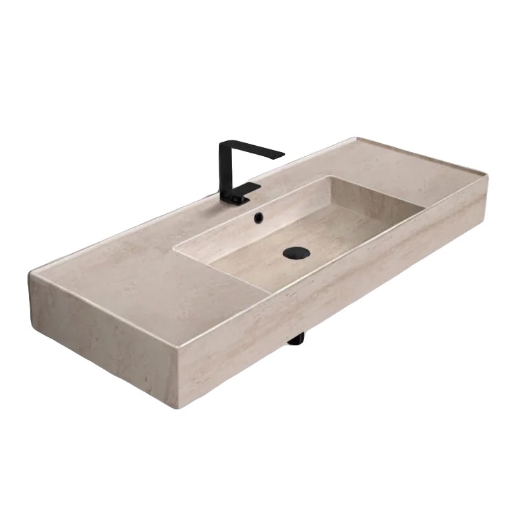  Ceramic wall mounted sink