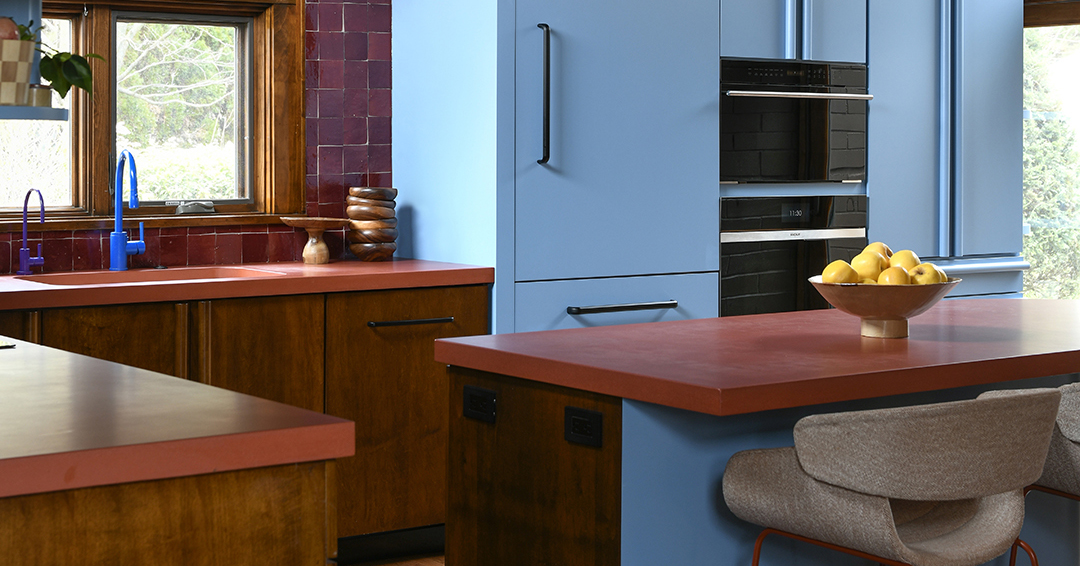 This Mid-Century Kitchen Reno Has a "Command Center" Cabinet