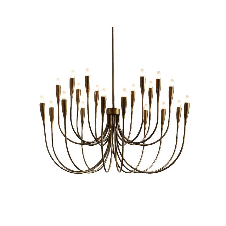  Iiona Large Brass Candelabra Chandelier Light