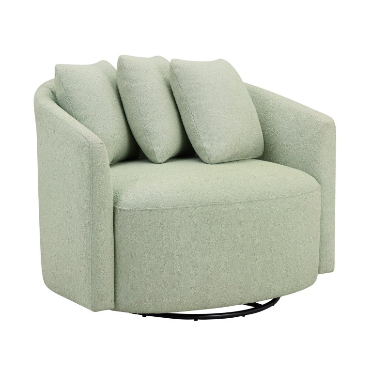  green swivel chair