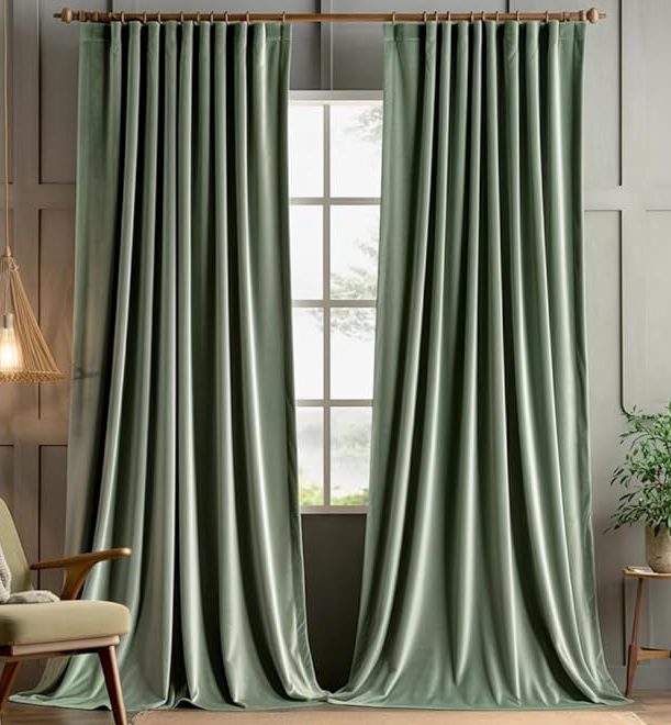  green curtains