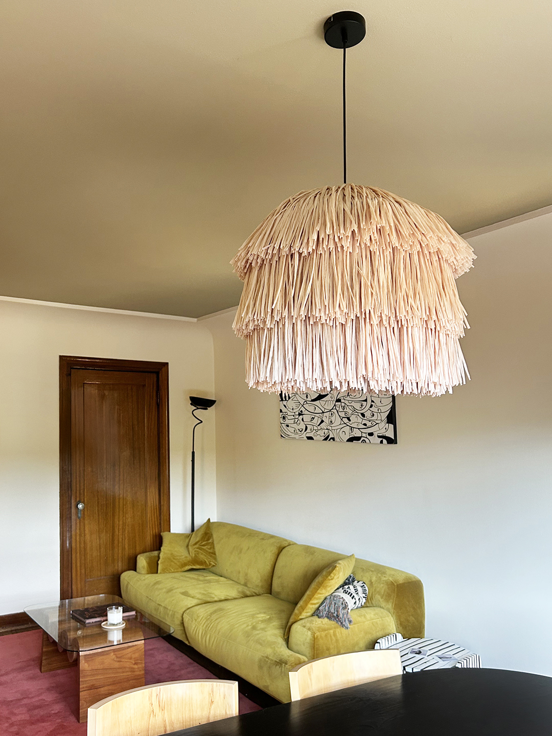 fringe dining room light