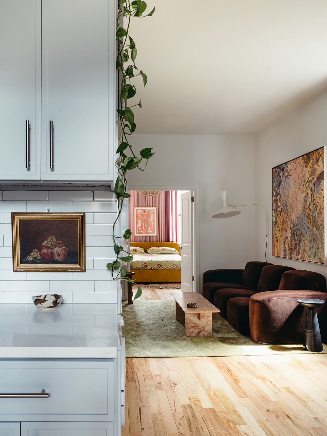 ktichen view into living room