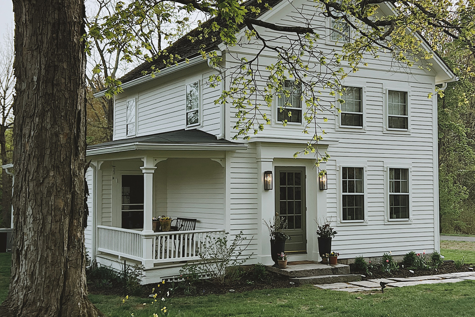 historic home exterior after